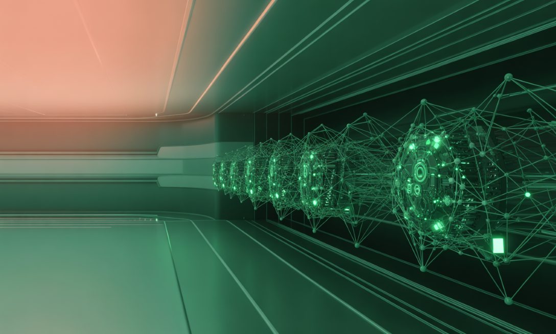 Digital network background